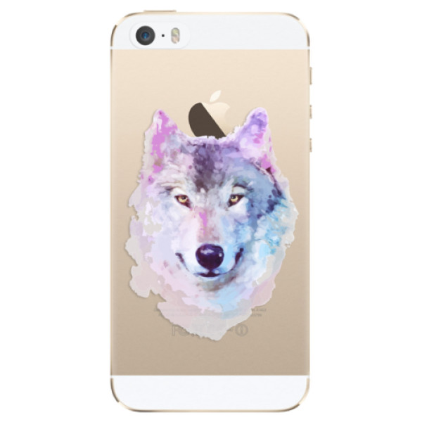 Odolné silikónové puzdro iSaprio - Wolf 01 - iPhone 5/5S/SE