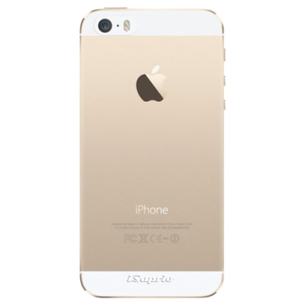 Odolné silikónové puzdro iSaprio - 4Pure - mléčný bez potisku - iPhone 5/5S/SE