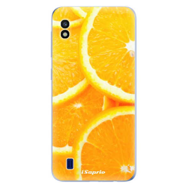 Odolné silikónové puzdro iSaprio - Orange 10 - Samsung Galaxy A10