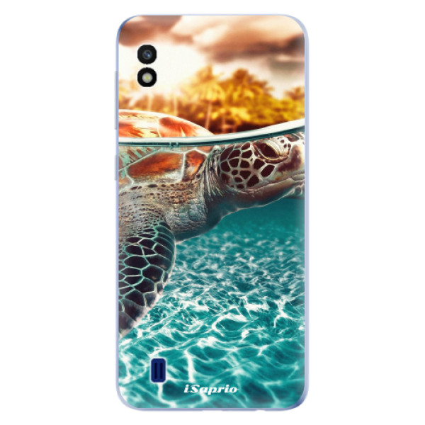 Odolné silikónové puzdro iSaprio - Turtle 01 - Samsung Galaxy A10