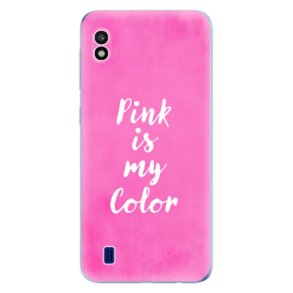 Odolné silikónové puzdro iSaprio - Pink is my color - Samsung Galaxy A10