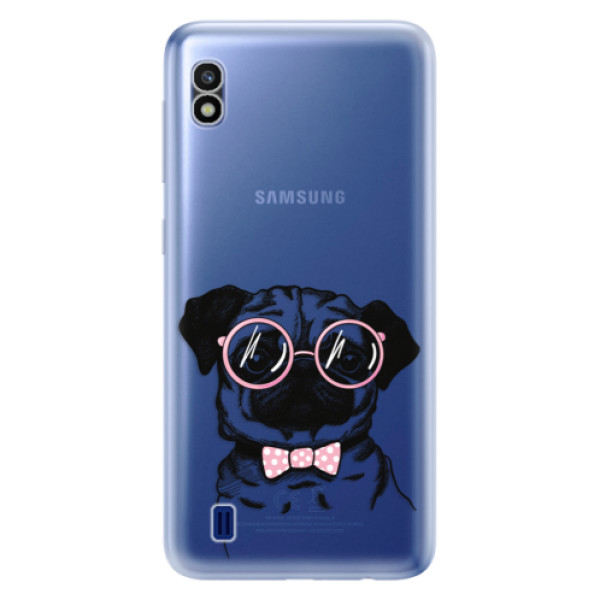 Odolné silikónové puzdro iSaprio - The Pug - Samsung Galaxy A10