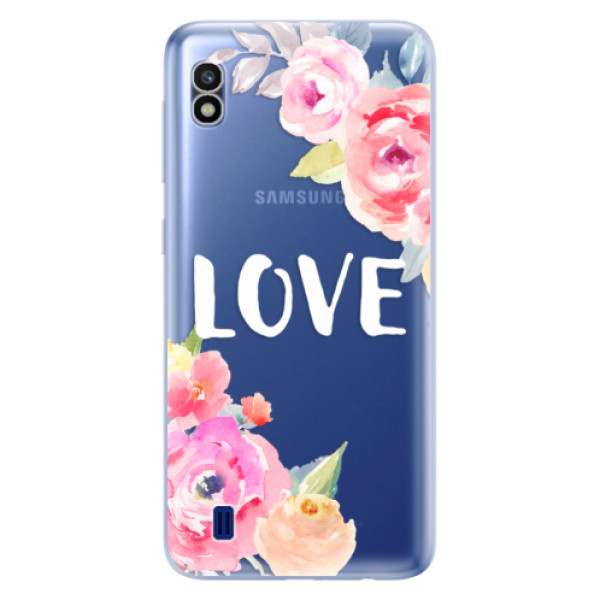 Odolné silikónové puzdro iSaprio - Love - Samsung Galaxy A10
