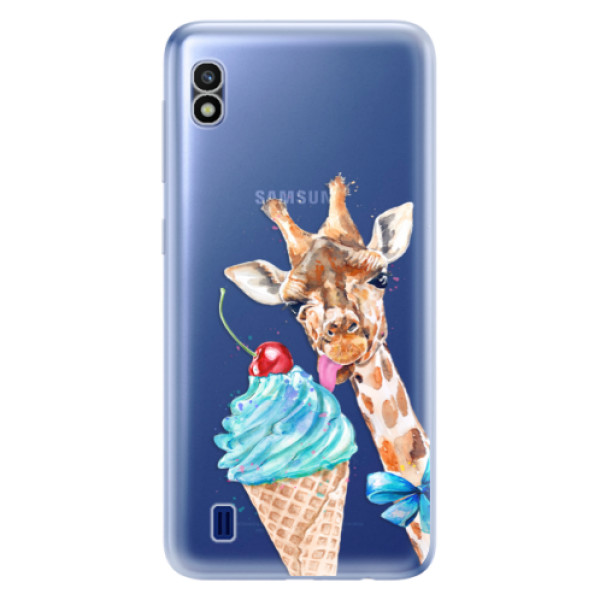 Odolné silikónové puzdro iSaprio - Love Ice-Cream - Samsung Galaxy A10