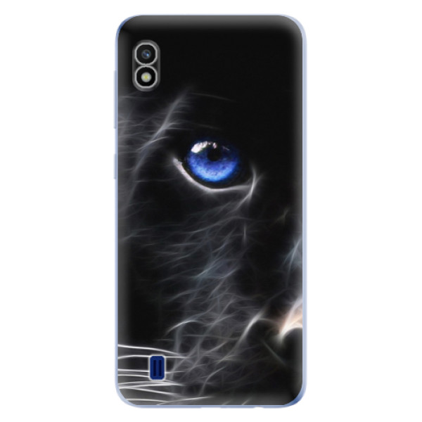 Odolné silikónové puzdro iSaprio - Black Puma - Samsung Galaxy A10