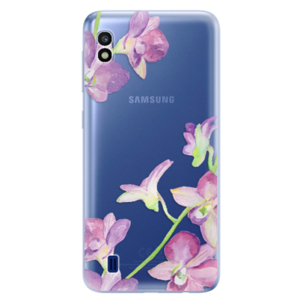 Odolné silikónové puzdro iSaprio - Purple Orchid - Samsung Galaxy A10