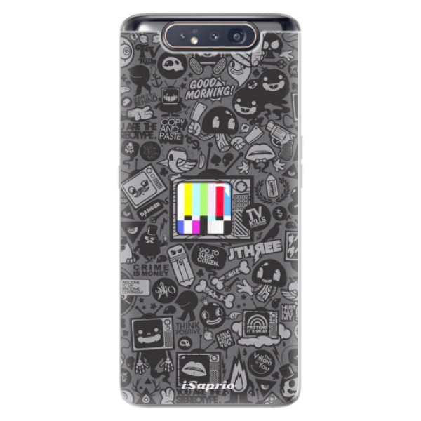 Odolné silikónové puzdro iSaprio - Text 03 - Samsung Galaxy A80