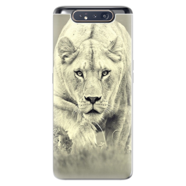 Odolné silikónové puzdro iSaprio - Lioness 01 - Samsung Galaxy A80
