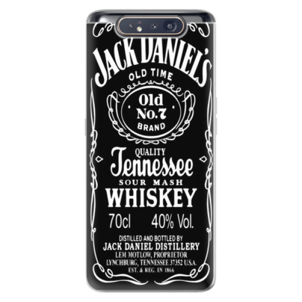 Odolné silikónové puzdro iSaprio - Jack Daniels - Samsung Galaxy A80
