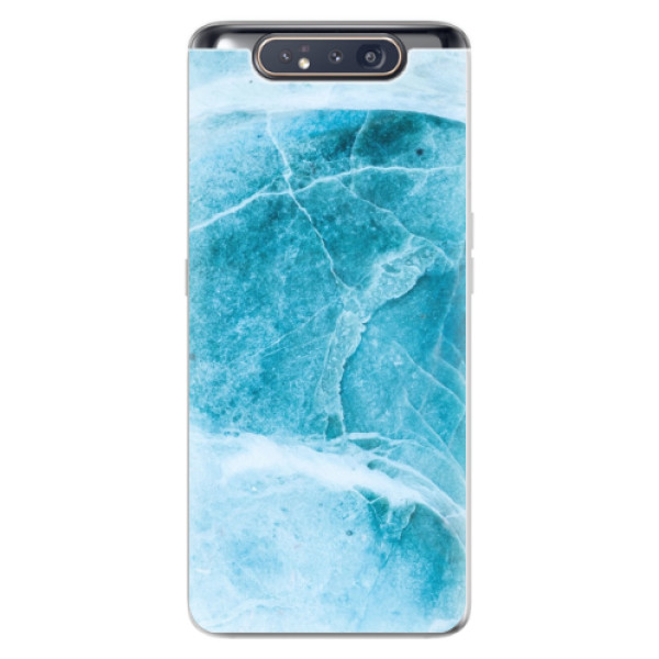 Odolné silikónové puzdro iSaprio - Blue Marble - Samsung Galaxy A80