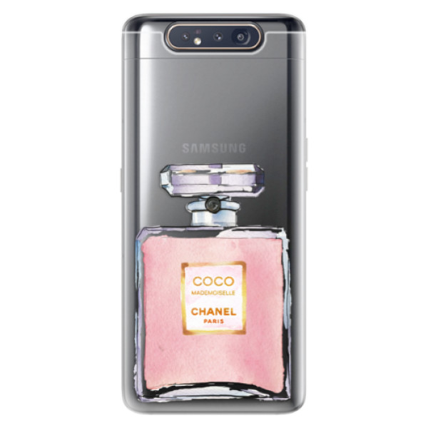 Odolné silikónové puzdro iSaprio - Chanel Rose - Samsung Galaxy A80