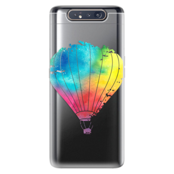 Odolné silikónové puzdro iSaprio - Flying Baloon 01 - Samsung Galaxy A80