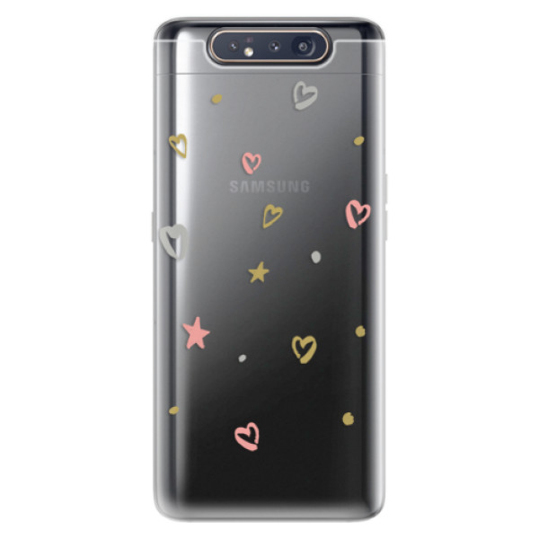 Odolné silikónové puzdro iSaprio - Lovely Pattern - Samsung Galaxy A80