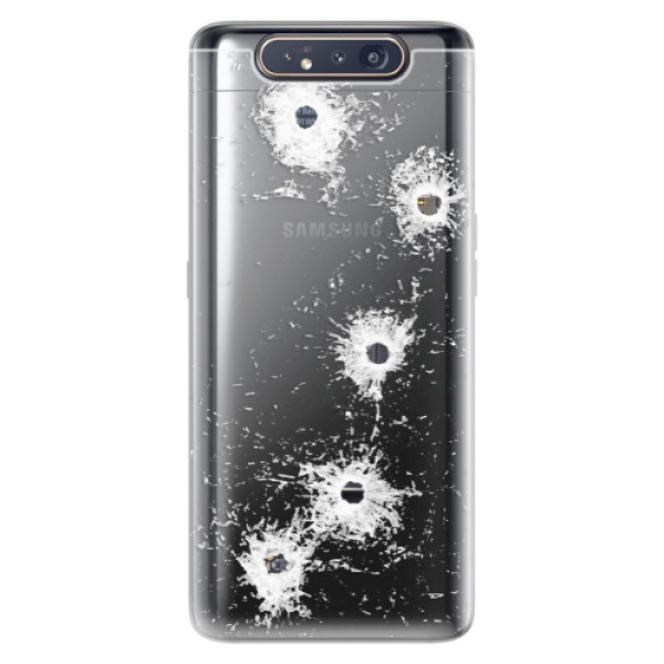 Odolné silikónové puzdro iSaprio - Gunshots - Samsung Galaxy A80