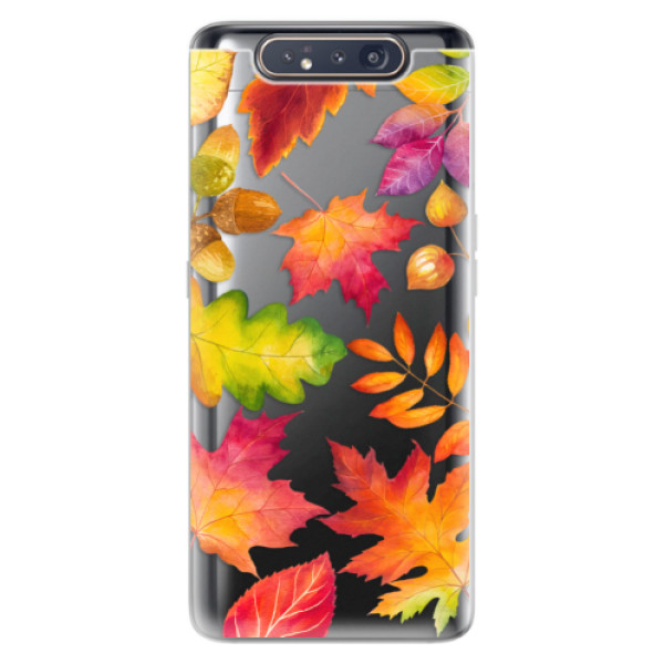 Odolné silikónové puzdro iSaprio - Autumn Leaves 01 - Samsung Galaxy A80