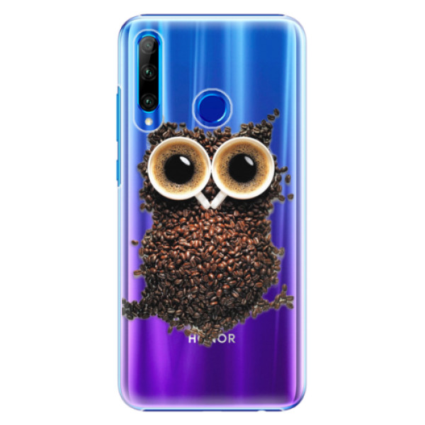 Plastové puzdro iSaprio - Owl And Coffee - Huawei Honor 20 Lite