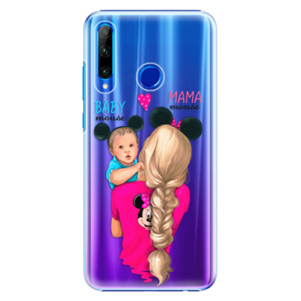 Plastové puzdro iSaprio - Mama Mouse Blonde and Boy - Huawei Honor 20 Lite
