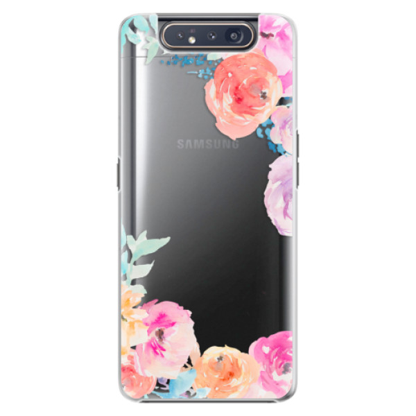 Plastové puzdro iSaprio - Flower Brush - Samsung Galaxy A80