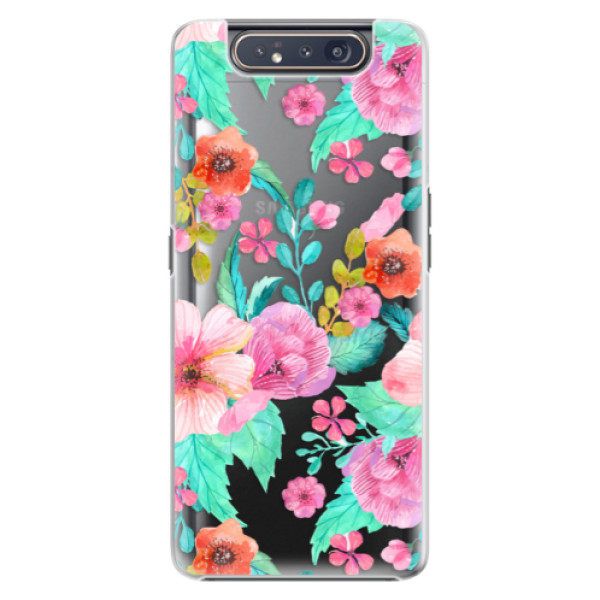 Plastové puzdro iSaprio - Flower Pattern 01 - Samsung Galaxy A80