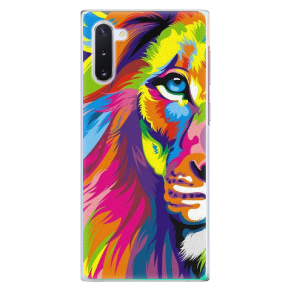 Plastové puzdro iSaprio - Rainbow Lion - Samsung Galaxy Note 10