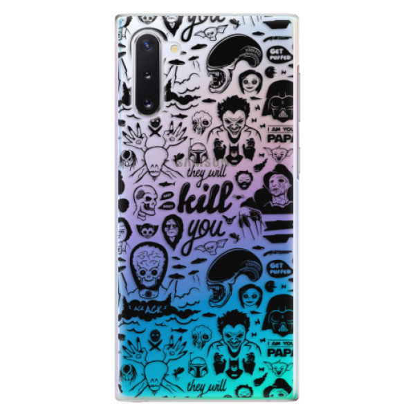 Plastové puzdro iSaprio - Comics 01 - black - Samsung Galaxy Note 10