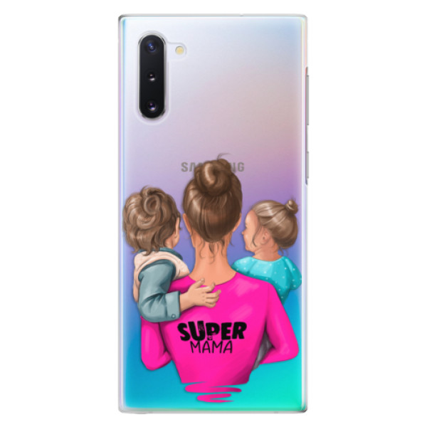 Plastové puzdro iSaprio - Super Mama - Boy and Girl - Samsung Galaxy Note 10