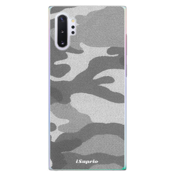 Plastové puzdro iSaprio - Gray Camuflage 02 - Samsung Galaxy Note 10+