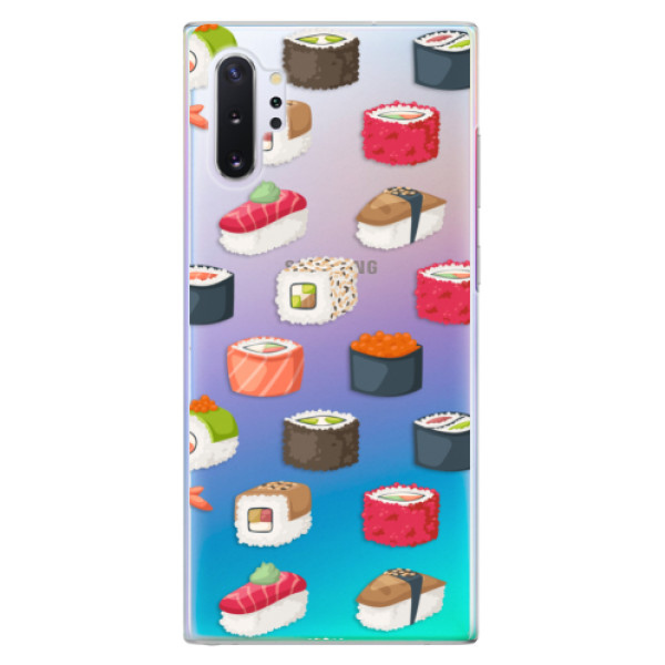 Plastové puzdro iSaprio - Sushi Pattern - Samsung Galaxy Note 10+