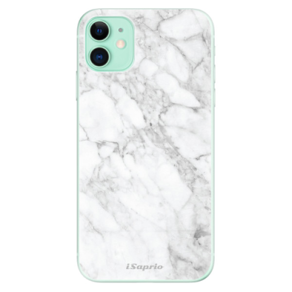 Odolné silikónové puzdro iSaprio - SilverMarble 14 - iPhone 11