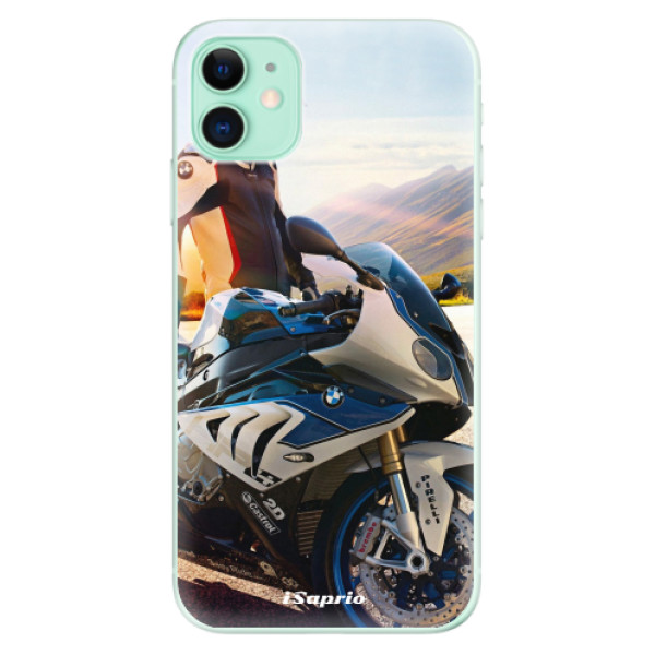 Odolné silikónové puzdro iSaprio - Motorcycle 10 - iPhone 11