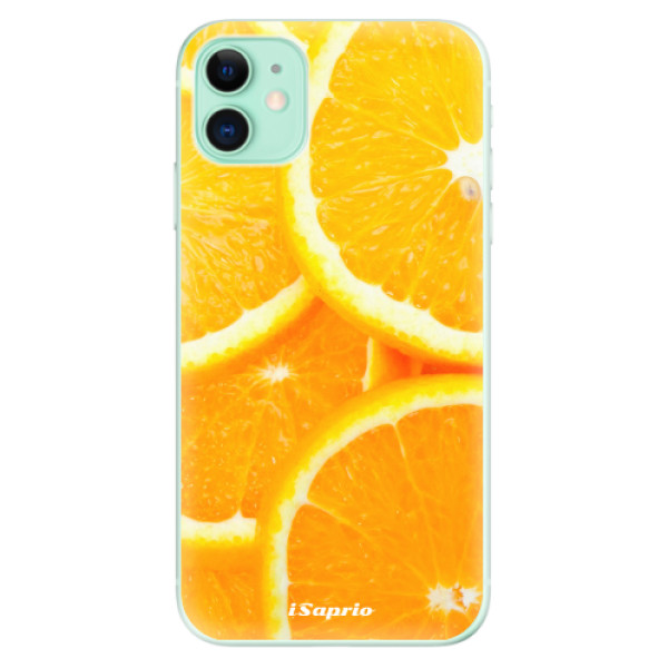 Odolné silikónové puzdro iSaprio - Orange 10 - iPhone 11