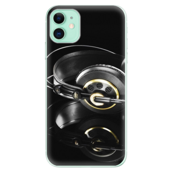 Odolné silikónové puzdro iSaprio - Headphones 02 - iPhone 11