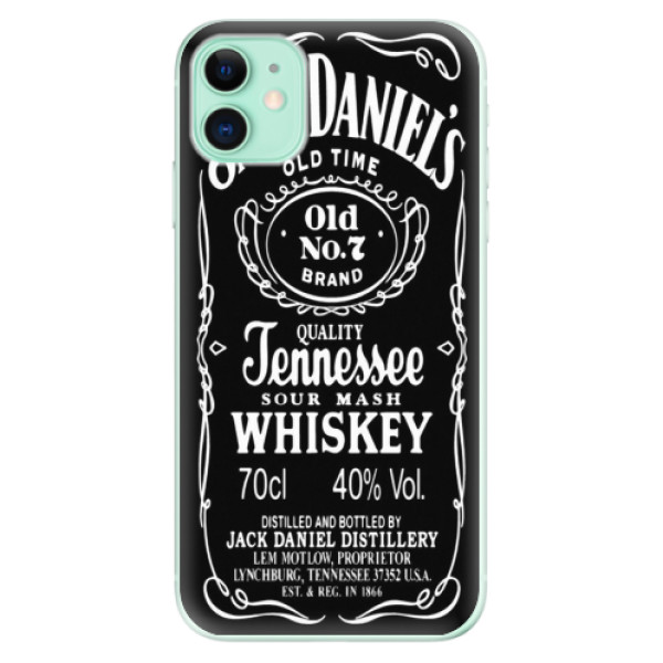 Odolné silikónové puzdro iSaprio - Jack Daniels - iPhone 11