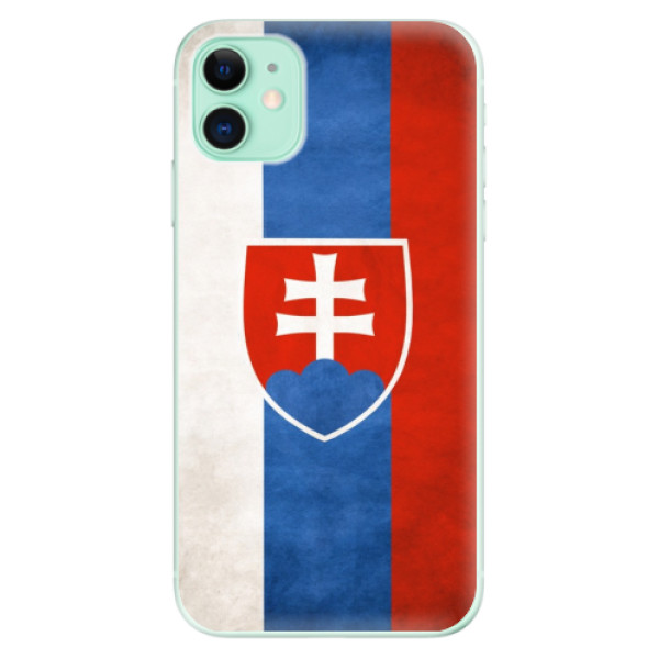 Odolné silikónové puzdro iSaprio - Slovakia Flag - iPhone 11