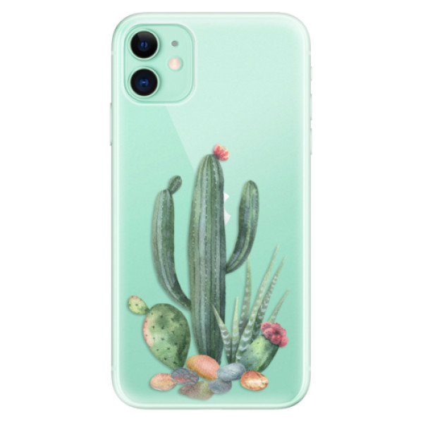 Odolné silikónové puzdro iSaprio - Cacti 02 - iPhone 11