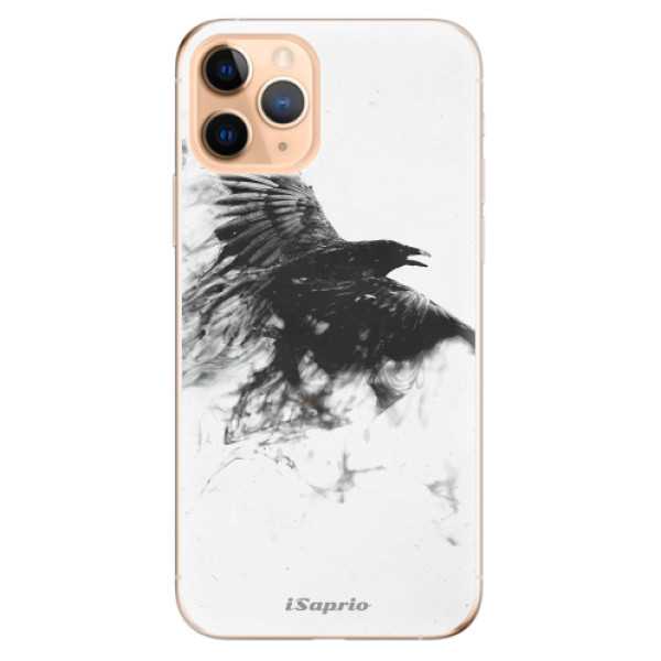 Odolné silikónové puzdro iSaprio - Dark Bird 01 - iPhone 11 Pro