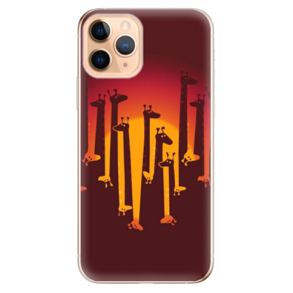 Odolné silikónové puzdro iSaprio - Giraffe 01 - iPhone 11 Pro