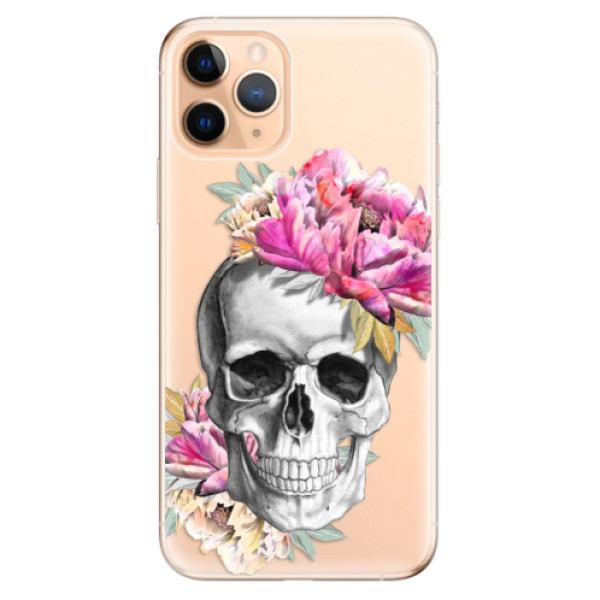 Odolné silikónové puzdro iSaprio - Pretty Skull - iPhone 11 Pro
