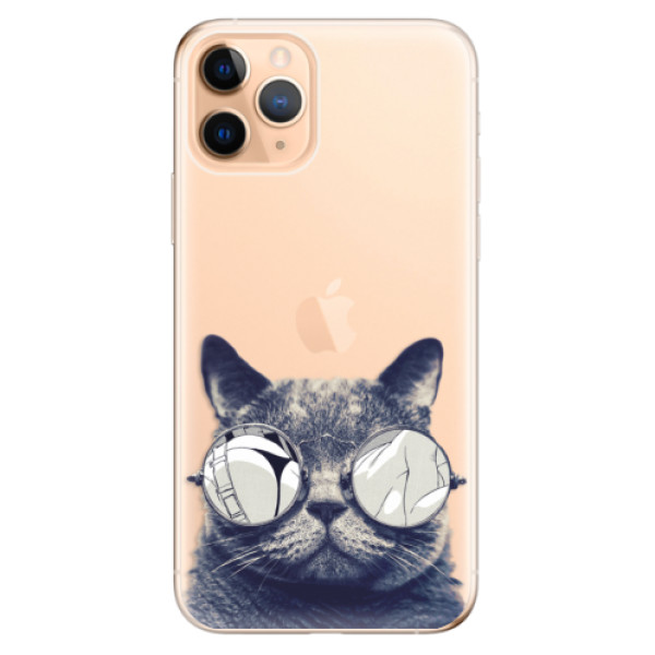 Odolné silikónové puzdro iSaprio - Crazy Cat 01 - iPhone 11 Pro