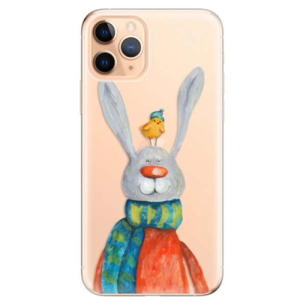 Odolné silikónové puzdro iSaprio - Rabbit And Bird - iPhone 11 Pro