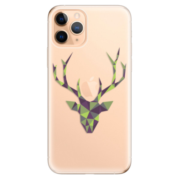 Odolné silikónové puzdro iSaprio - Deer Green - iPhone 11 Pro