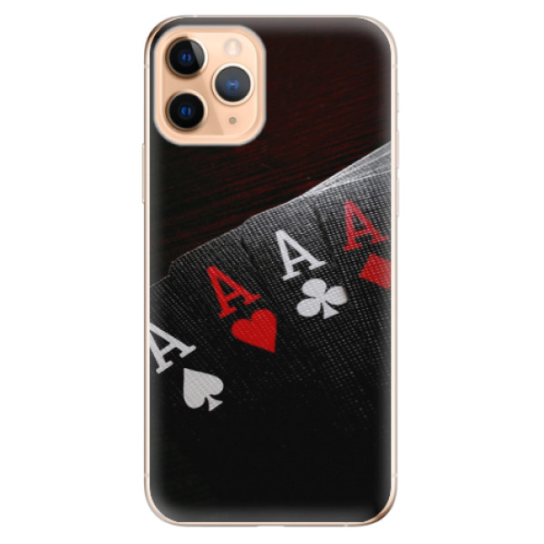 Odolné silikónové puzdro iSaprio - Poker - iPhone 11 Pro