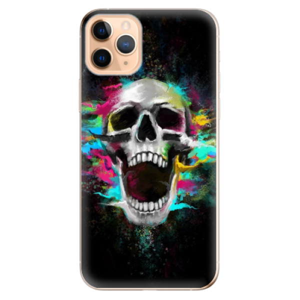 Odolné silikónové puzdro iSaprio - Skull in Colors - iPhone 11 Pro Max
