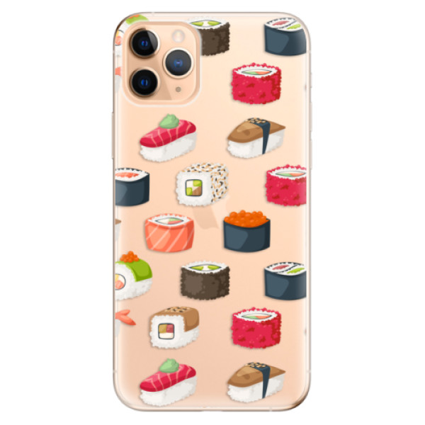 Odolné silikónové puzdro iSaprio - Sushi Pattern - iPhone 11 Pro Max
