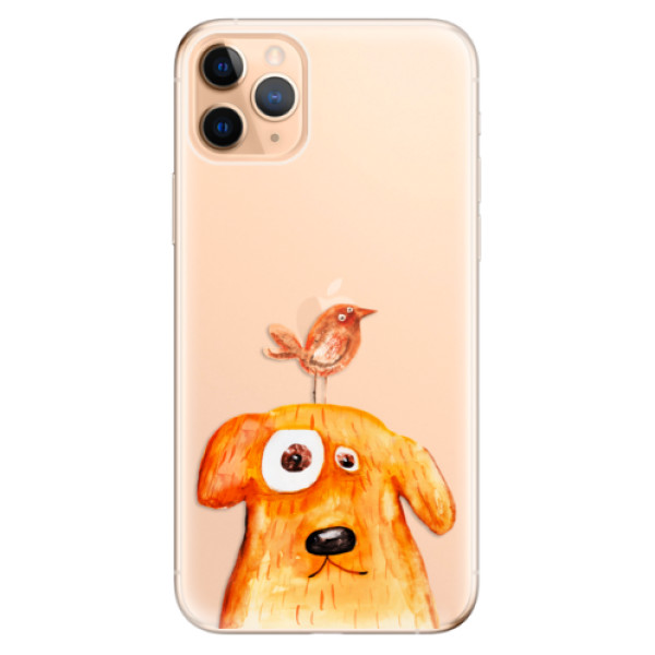 Odolné silikónové puzdro iSaprio - Dog And Bird - iPhone 11 Pro Max