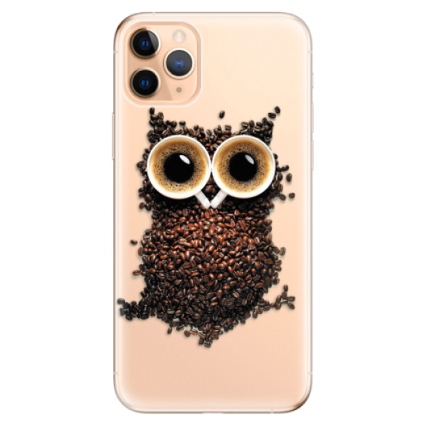 Odolné silikónové puzdro iSaprio - Owl And Coffee - iPhone 11 Pro Max