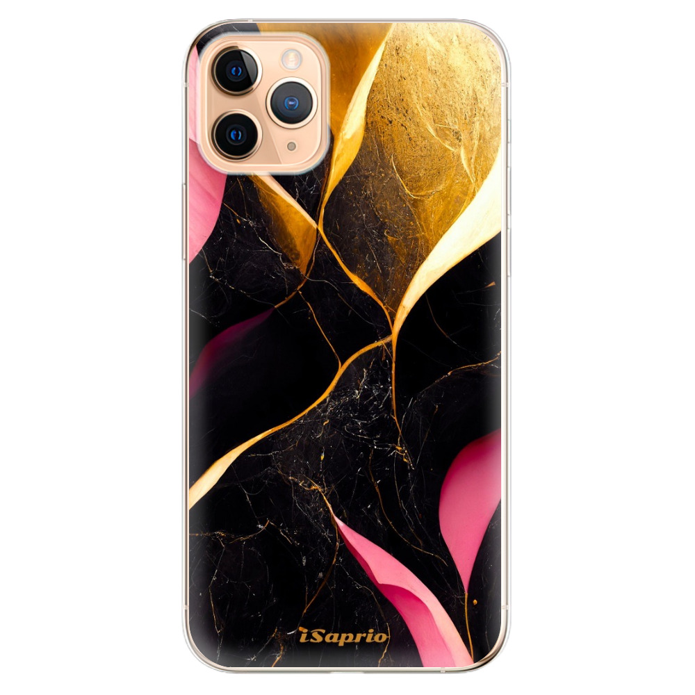 Odolné silikónové puzdro iSaprio - Gold Pink Marble - iPhone 11 Pro Max