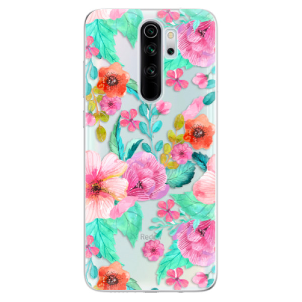Odolné silikónové puzdro iSaprio - Flower Pattern 01 - Xiaomi Redmi Note 8 Pro