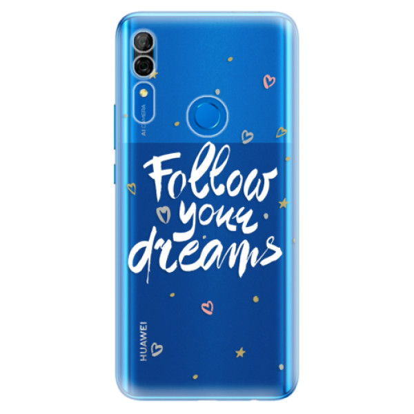 Odolné silikónové puzdro iSaprio - Follow Your Dreams - white - Huawei P Smart Z