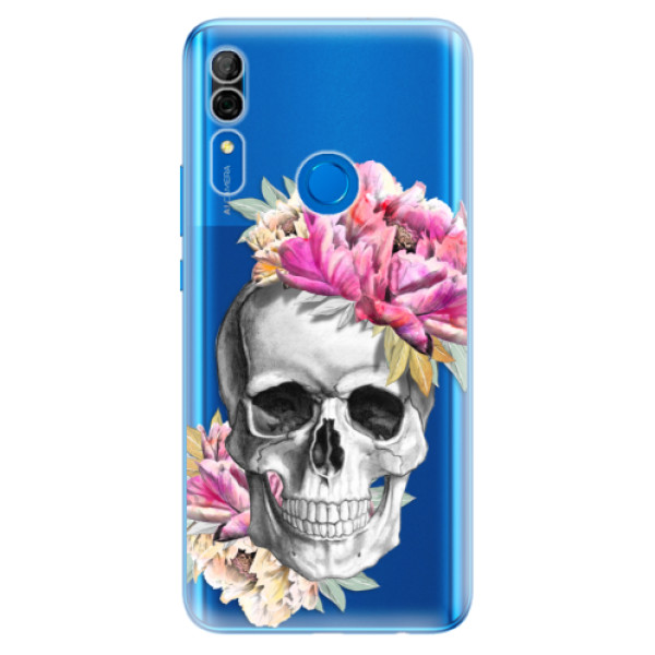 Odolné silikónové puzdro iSaprio - Pretty Skull - Huawei P Smart Z